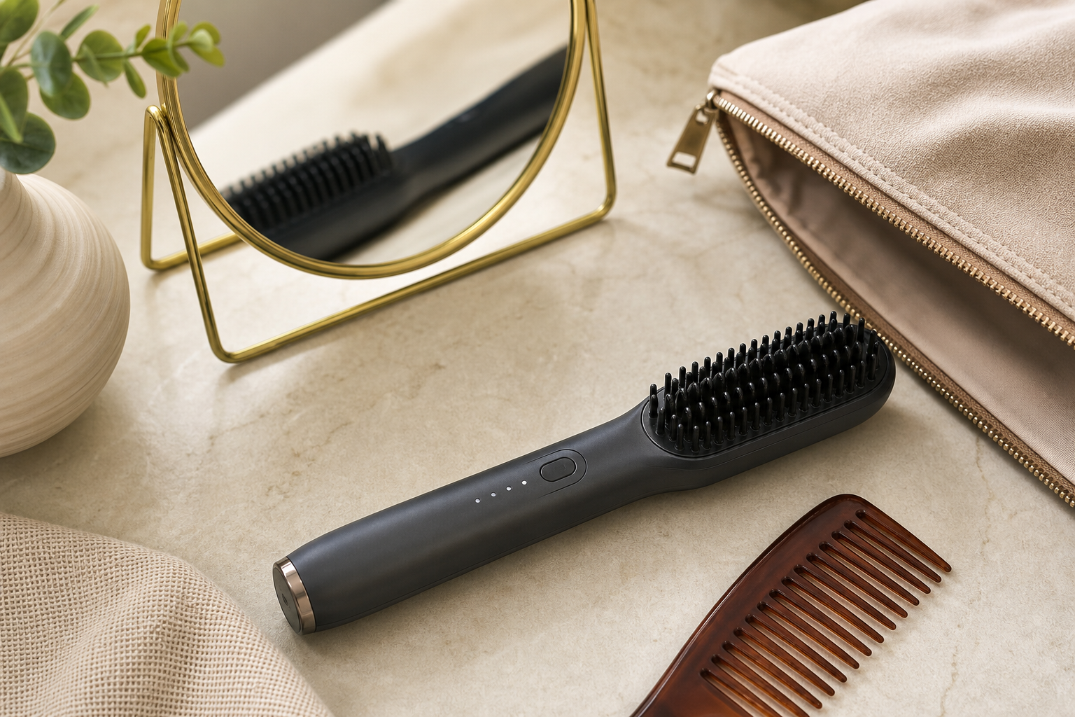 cordless hair straightener brush — editorial clearance guide image